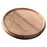 Crofta Bamboo Serving Tray Decoration Breakfast Dinner Tray for Fruit Drinks Coffee round