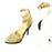 Crofta 1/6 Figure High Heeled Sandals Doll High Heels Model for 12 inch Figure Body Gold