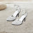 Crofta 1/6 Figure High Heeled Sandals Doll High Heels Model for 12 inch Figure Body Silver