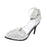 Crofta 1/6 Figure High Heeled Sandals Doll High Heels Model for 12 inch Figure Body Silver