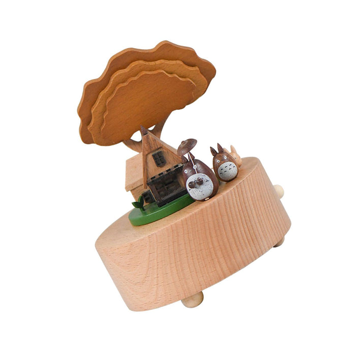 Crofta Wooden Music Box Rotation Craft Musical Box for Birthday Gift Wedding