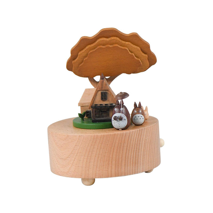 Crofta Wooden Music Box Rotation Craft Musical Box for Birthday Gift Wedding