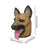 Crofta German Cute Dog Mask Scary Mask for Carnival Halloween Fancy Dress Party