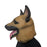 Crofta German Cute Dog Mask Scary Mask for Carnival Halloween Fancy Dress Party