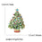 Crofta Christmas Tree Brooch Pin stunning Jewelry for Wedding Thanksgiving Birthday