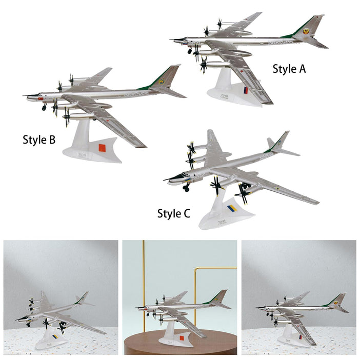 Crofta 1/200 Scale Diecast Model Plane Alloy Gift for TV Cabinet Living Room Office Style A