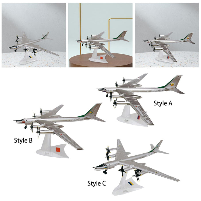 Crofta 1/200 Scale Diecast Model Plane Alloy Gift for TV Cabinet Living Room Office Style A