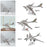 Crofta 1/200 Scale Diecast Model Plane Alloy Gift for TV Cabinet Living Room Office Style A