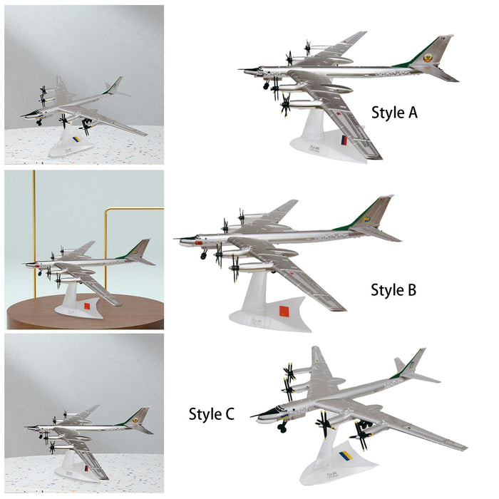 Crofta 1/200 Scale Diecast Model Plane Alloy Gift for TV Cabinet Living Room Office Style A