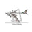 Crofta 1/200 Scale Diecast Model Plane Alloy Gift for TV Cabinet Living Room Office Style A