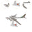 Crofta 1/200 Scale Diecast Model Plane Alloy Gift for TV Cabinet Living Room Office Style B