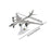 Crofta 1/200 Scale Diecast Model Plane Alloy Gift for TV Cabinet Living Room Office Style C