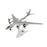 Crofta 1/200 Scale Diecast Model Plane Alloy Gift for TV Cabinet Living Room Office Style C