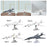 Crofta 1/144 Scale Aircraft Model Collection Aircraft Ornament for Living Room Cafe Style A