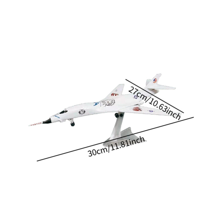 Crofta 1/144 Scale Aircraft Model Collection Aircraft Ornament for Living Room Cafe Style B