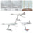 Crofta 1:200 Mini Plane Aircraft Model Desktop Decoration Display Fighter Model Toy Style A