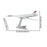 Crofta 1:200 Mini Plane Aircraft Model Desktop Decoration Display Fighter Model Toy Style B