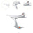 Crofta 1:200 Mini Plane Aircraft Model Desktop Decoration Display Fighter Model Toy Style C