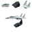 Crofta Aircraft Model 1/100 Scale with Display Base Model Plane for Adults Boy Gift