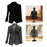 Crofta 1/6 Scale Figure Clothes Suit Coat Mini Fashion for 12inch Male Dolls Figure Black