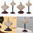 Crofta 1/6 Half Bust Base Stand Accessories for Photographing Exhibition Collection 9cm