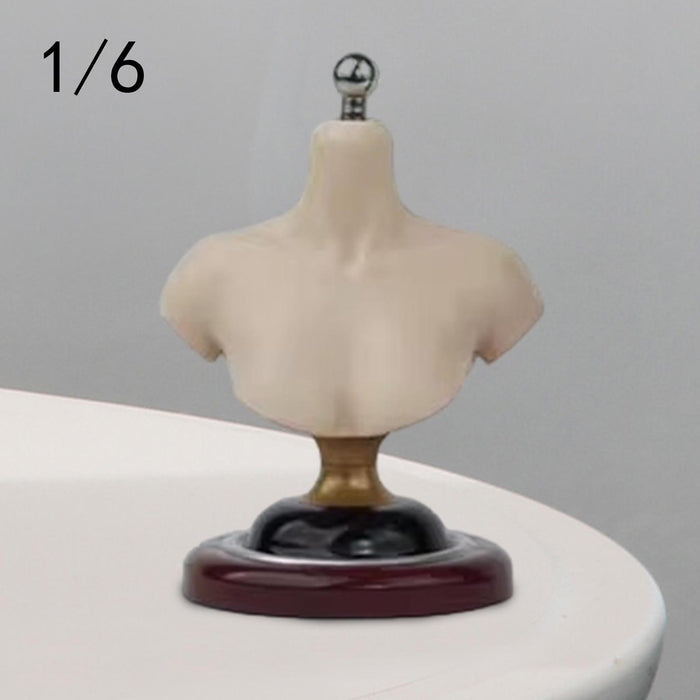 Crofta 1/6 Half Bust Base Stand Accessories for Photographing Exhibition Collection 9cm