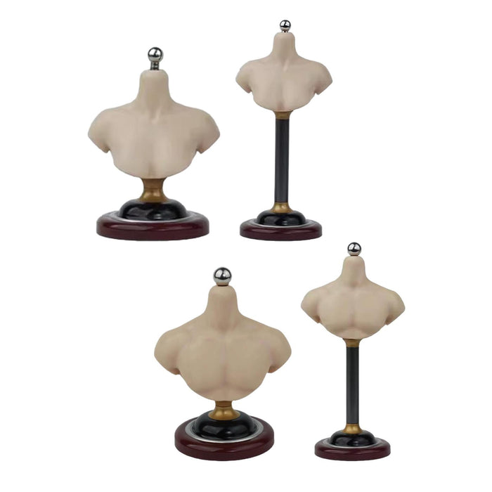 Crofta 1/6 Half Bust Base Stand Accessories for Photographing Exhibition Collection 9cm