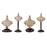 Crofta 1/6 Half Bust Base Stand Accessories for Photographing Exhibition Collection 9cm