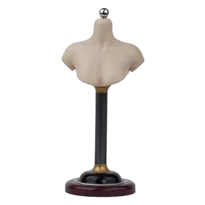 Crofta 1/6 Half Bust Base Stand Accessories for Photographing Exhibition Collection 16cm