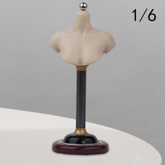 Crofta 1/6 Half Bust Base Stand Accessories for Photographing Exhibition Collection 16cm