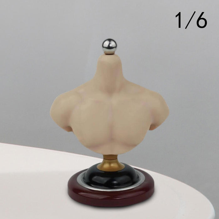 Crofta 1/6 Half Bust Base Stand Accessories for Photographing Exhibition Collection 9.8cm