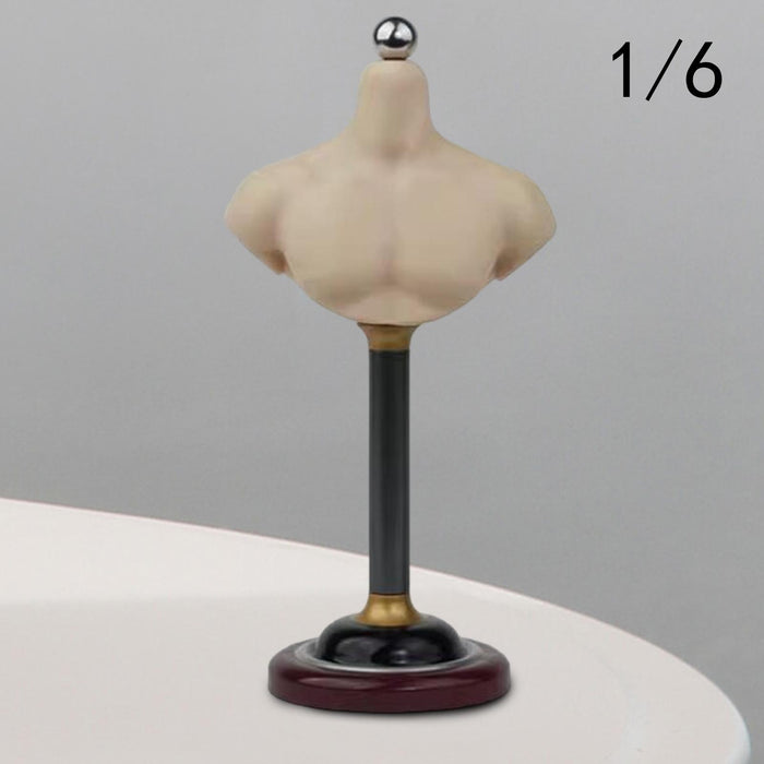 Crofta 1/6 Half Bust Base Stand Accessories for Photographing Exhibition Collection 15.3cm