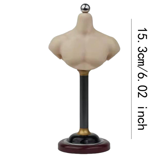 Crofta 1/6 Half Bust Base Stand Accessories for Photographing Exhibition Collection 15.3cm