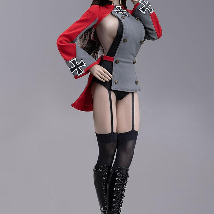 Crofta 1/6 Cosplay Outfit Casual with Leg Socks for 12'' inch Female Action Figures