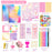 Crofta DIY Journal Scrapbook Kit Journaling Arts Craft Sets for Teenage Girls Gifts