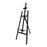 Crofta Wooden Art Easel Painting Easel for Artist Art Supplies Stand Floor Painting black