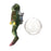 Crofta Miniature Diver Action Figure Simulation for Aquarium Fish Tank Favors Green