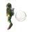 Crofta Miniature Diver Action Figure Simulation for Aquarium Fish Tank Favors Green