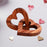 Crofta Wooden Heart Pendant Modern Romantic Ornament for Gift Living Room