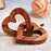 Crofta Wooden Heart Pendant Modern Romantic Ornament for Gift Living Room