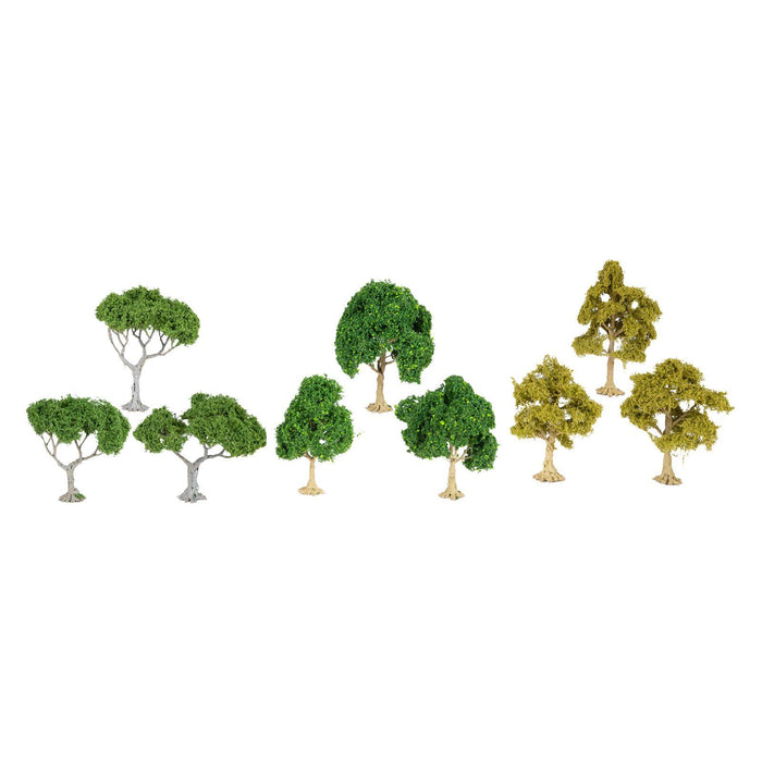 Crofta 3 Pieces Miniature Trees for Sand Table DIY Scenery Landscape Diorama Layout green tree