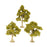 Crofta 3 Pieces Miniature Trees for Sand Table DIY Scenery Landscape Diorama Layout deciduous tree