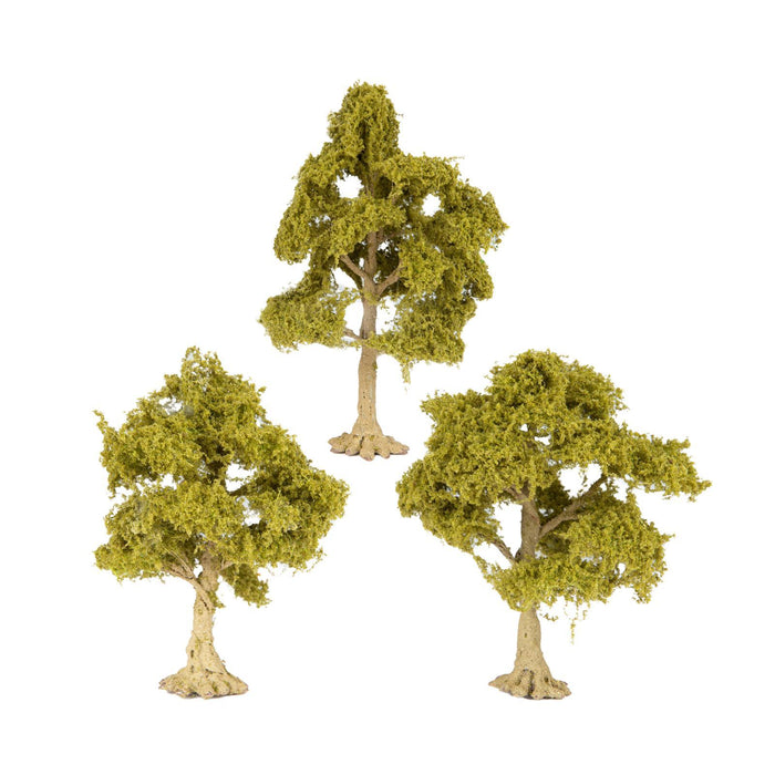 Crofta 3 Pieces Miniature Trees for Sand Table DIY Scenery Landscape Diorama Layout deciduous tree