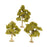 Crofta 3 Pieces Miniature Trees for Sand Table DIY Scenery Landscape Diorama Layout deciduous tree