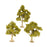 Crofta 3 Pieces Miniature Trees for Sand Table DIY Scenery Landscape Diorama Layout deciduous tree