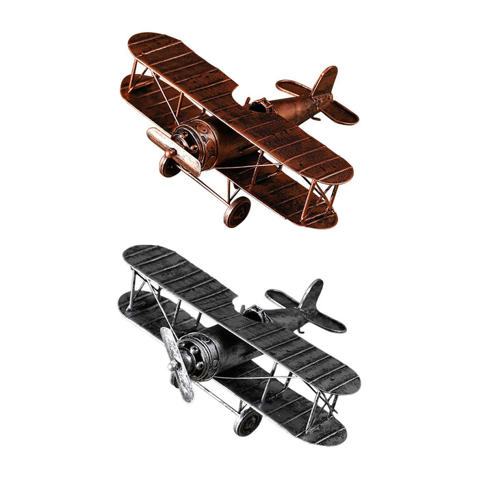 Crofta Diecast Metal Plane Great Souvenir Aircraft Ornaments for Bedroom Home Shelf Bronze