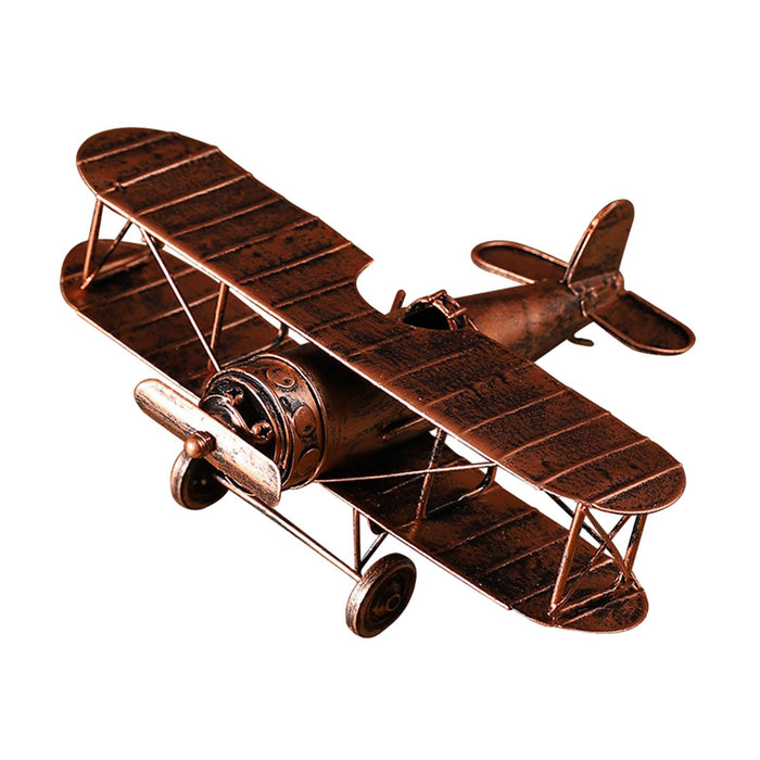 Crofta Diecast Metal Plane Great Souvenir Aircraft Ornaments for Bedroom Home Shelf Bronze