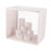 Crofta Showcase Stackable Dustproof Figures Display Stand Storage Case Display Case white