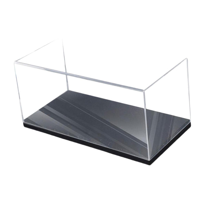 Crofta Acrylic Display Case Model Figure Display Case for 1/18 Model Cars Souvenirs