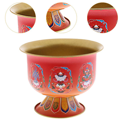 Crofta 2 Pieces Meditation Altar Buddhist Offering Bowl for Family Friends Yoga